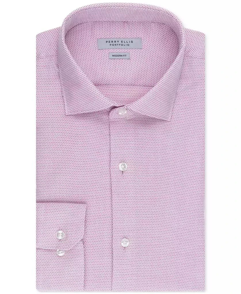 Perry Ellis Men's King Micro-Pattern Dress Shirt 1