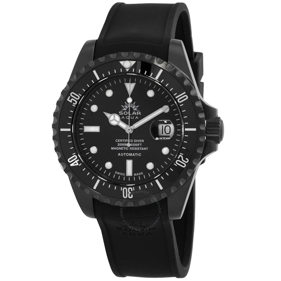 Solar Aqua Deep Bay Automatic Black Dial Men's Watch SA0020.0011 1
