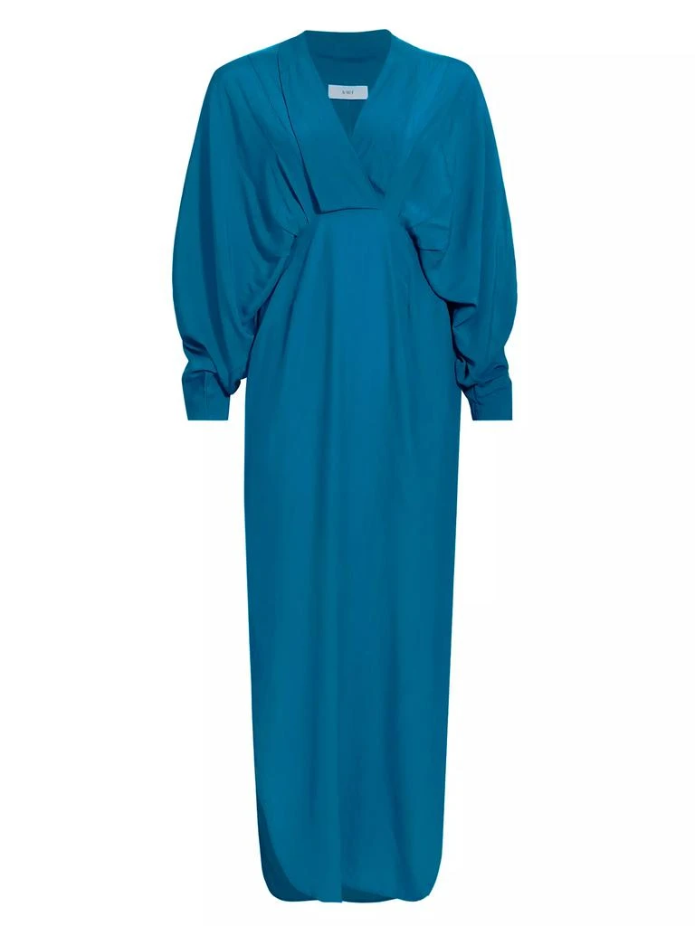SWF Artista Plunge Wrap Maxi Dress 1