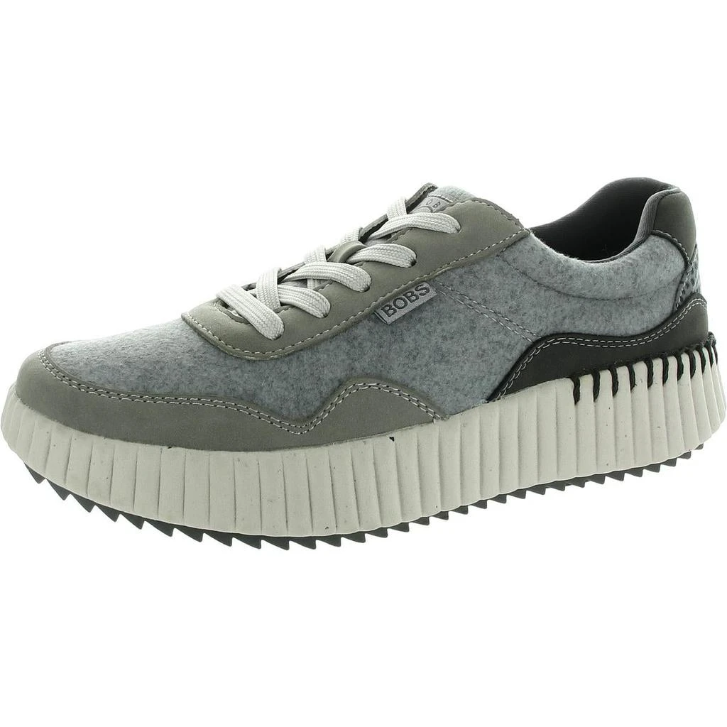 SKECHERS Bobs Vista Mellow Stroll Womens Lace-Up Man Made Casual And Fashion Sneakers 1