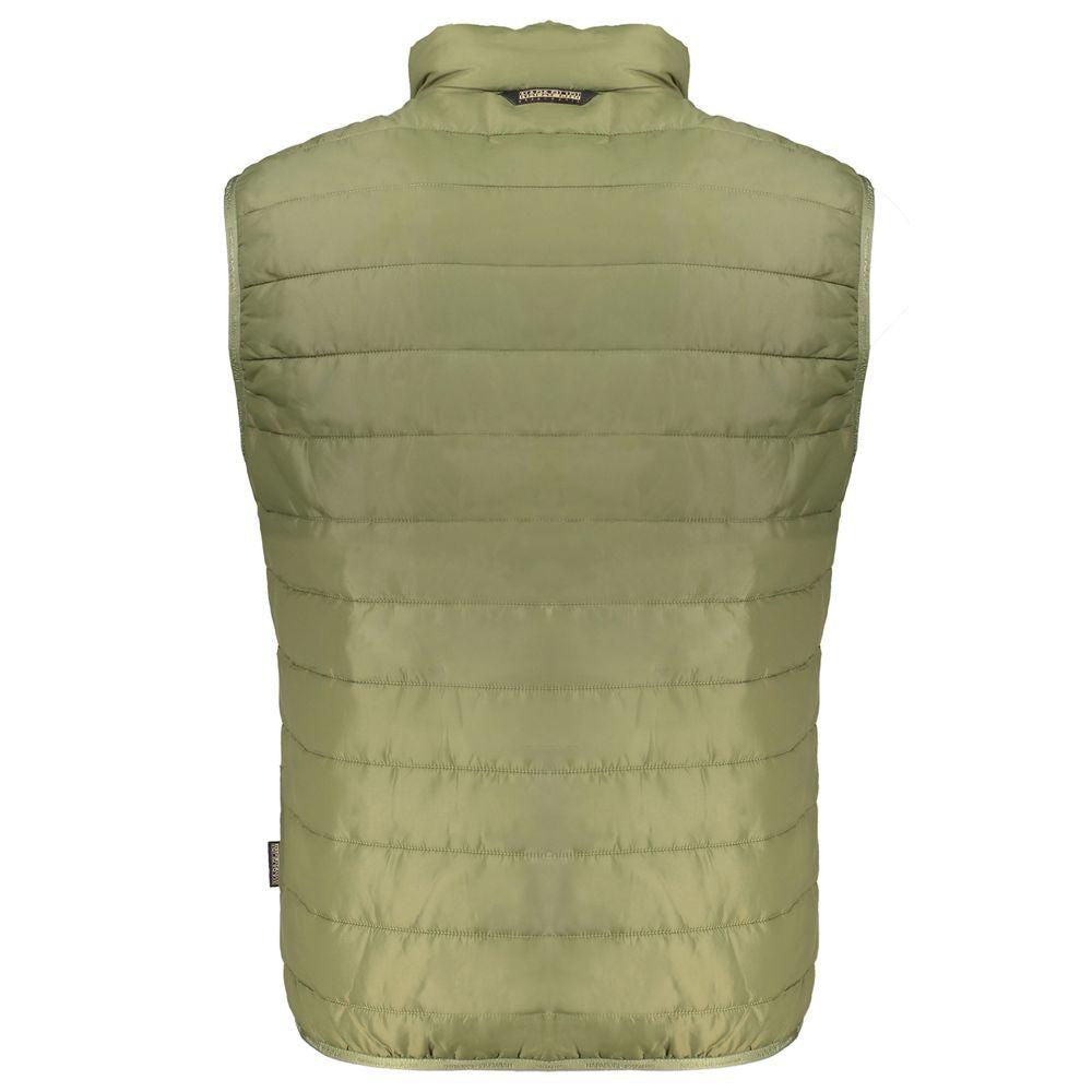 NAPAPIJRI Sleeveless Contrast Detail Zip Men's Jacket