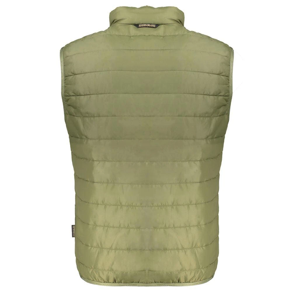 NAPAPIJRI Sleeveless Contrast Detail Zip Men's Jacket 2