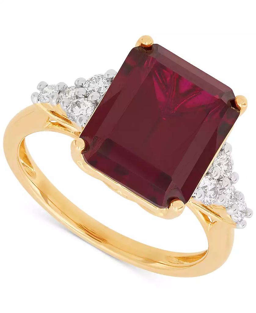 Grown With Love Lab Grown Gemstone & Lab Grown Diamond (1/3 ct. t.w.) Ring in 14K Gold