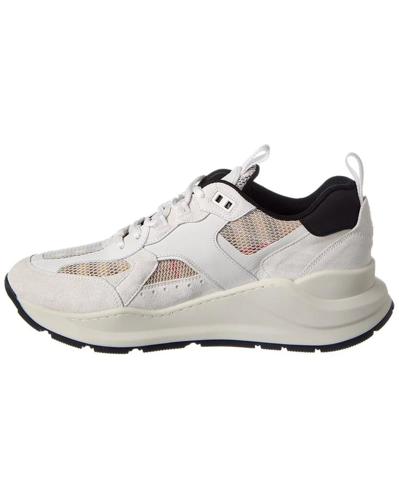 Burberry Vintage Check Mesh 
Suede Sneaker 2
