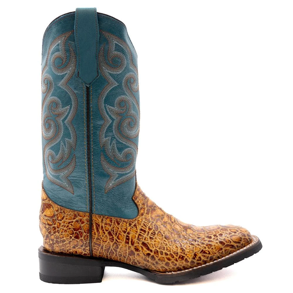 Ferrini Kai Embroidered Square Toe Cowboy Boots 1
