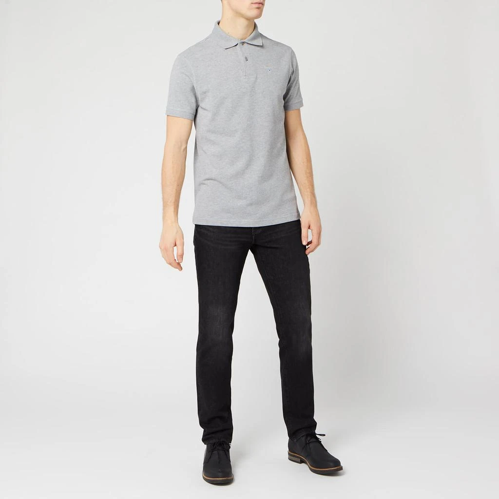 Barbour Barbour Heritage Men's Sports Polo - Grey Marl 3