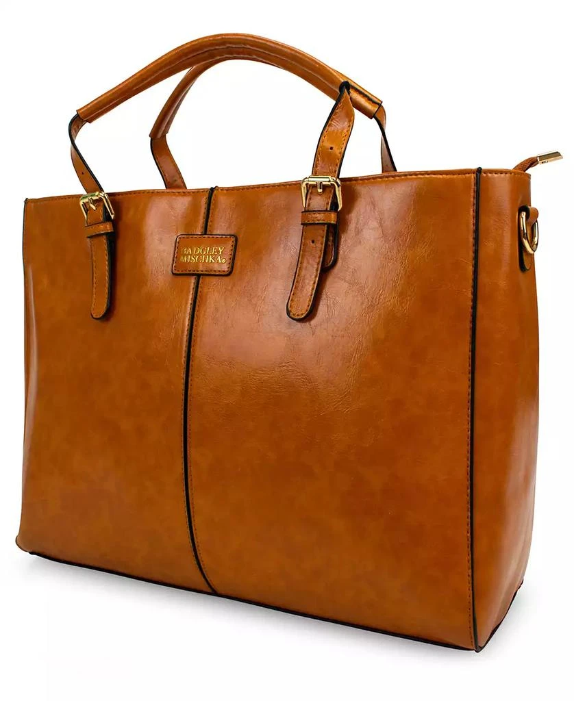 Badgley Mischka Julia Faux Leather Tote 7