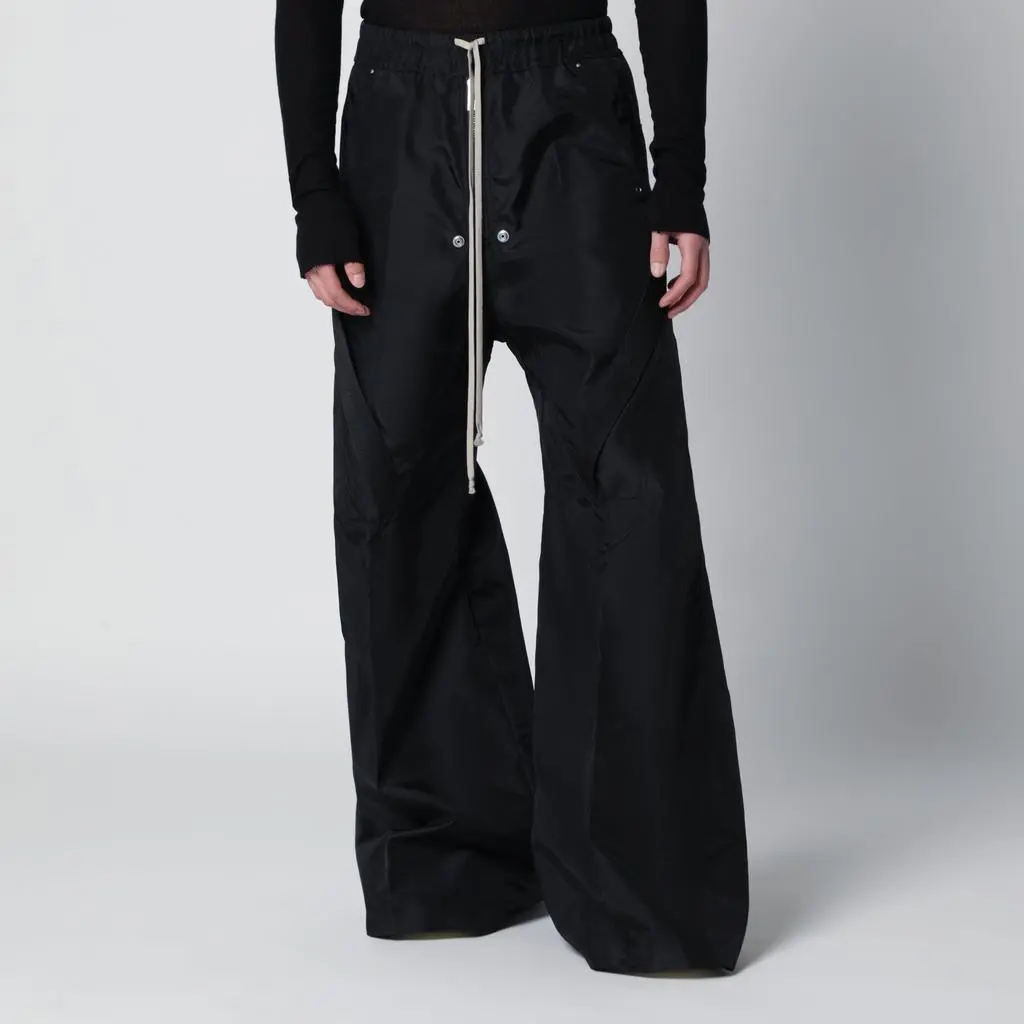 Rick Owens Black Megastrapped Bolans trousers