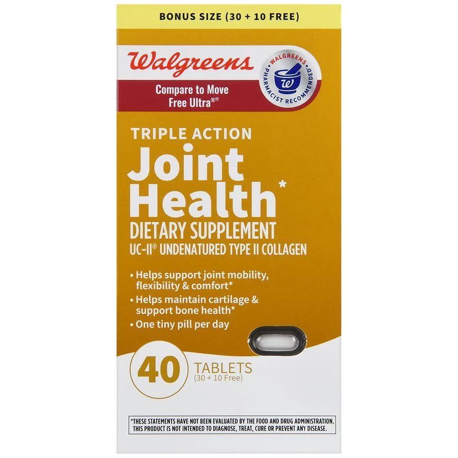 Walgreens Triple Action Joint Health Tablets (40 days) 2