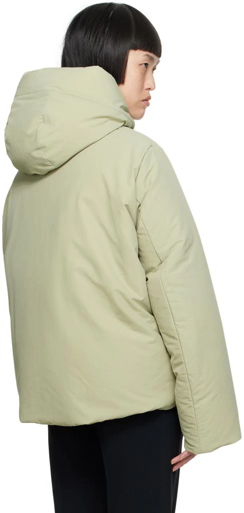 Jil Sander Green Hooded Down Jacket 3