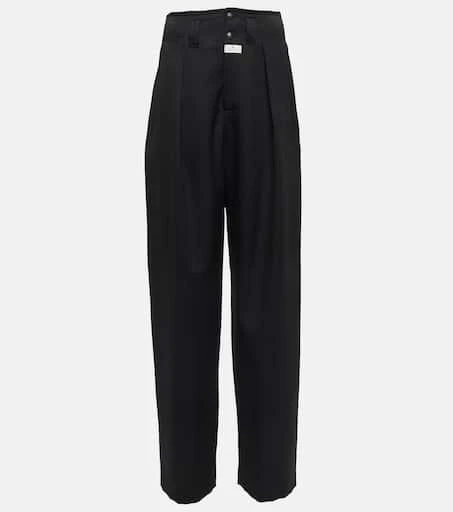 ETRO Wool high-rise wide-leg pants 1