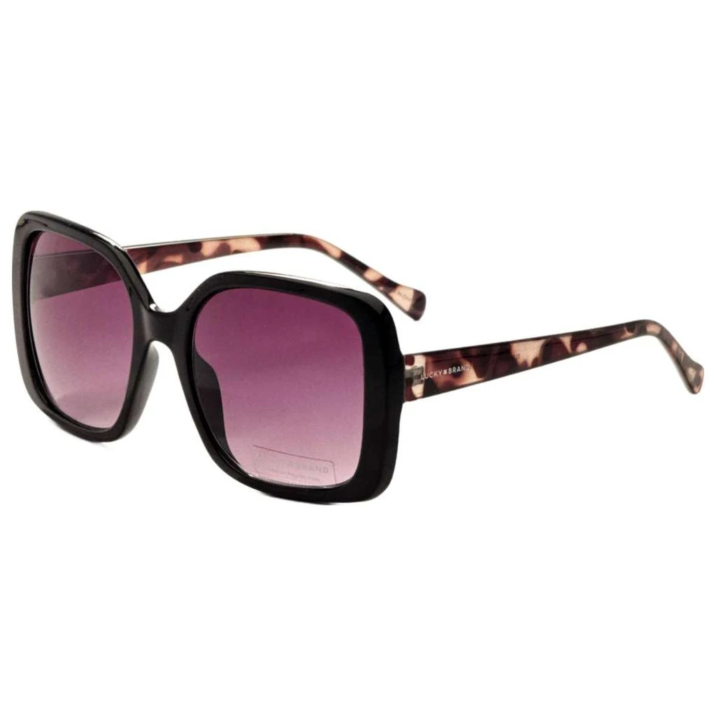 Lucky Brand Lucky Brand Women's Black Square Sunglasses 1
