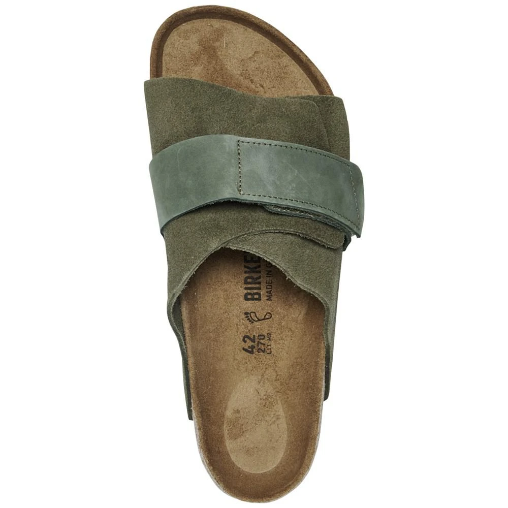 Birkenstock Men's Kyoto Suede Leather Strappy Slide Sandals from Finish Line 5