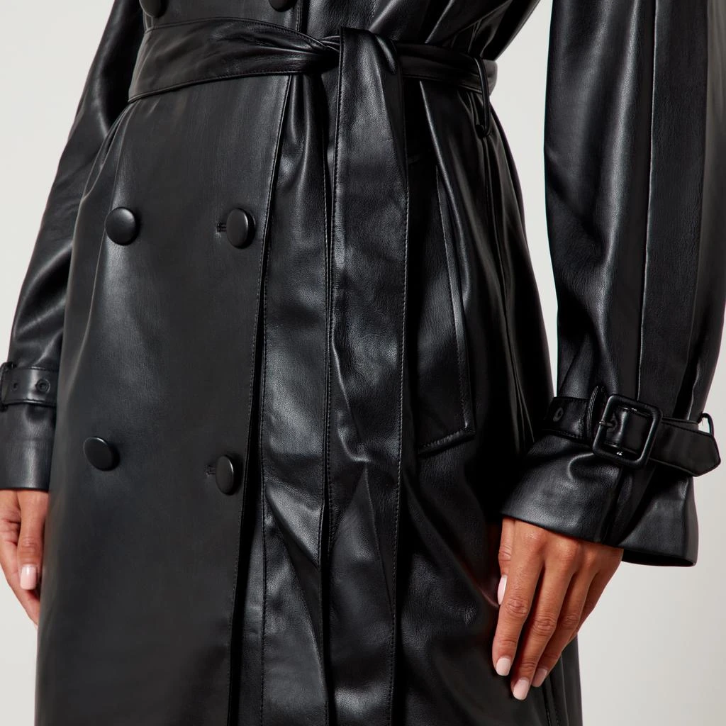 Good American Chino Faux-Leather Trench Coat 3