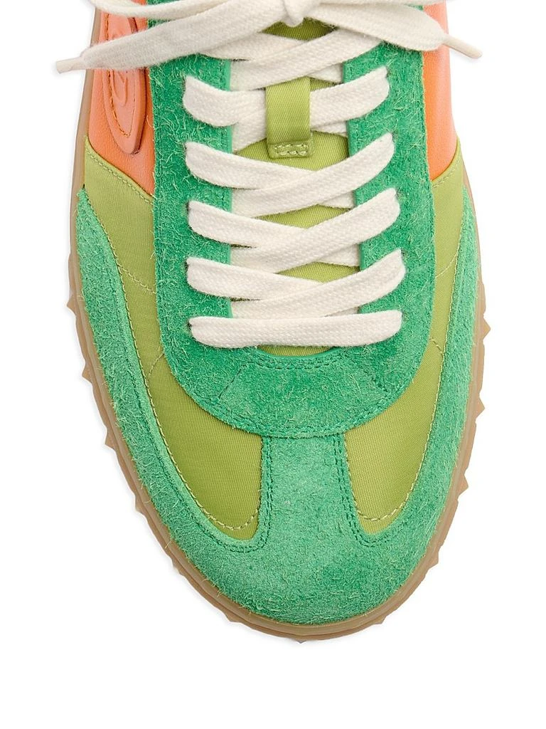 Valentino Upvillage Low Top Sneakers in Crust Leather and Nylon 5