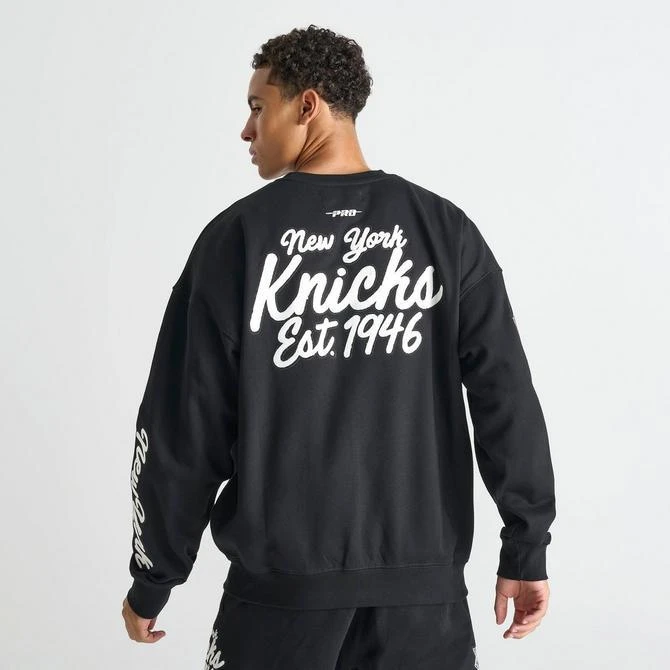 Pro Standard Men's Pro Standard New York Knicks NBA Paint The City Fleece Crewneck Sweatshirt 4