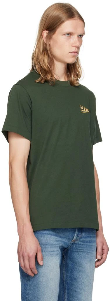 A.P.C. Green Logo-Printed T-Shirt 2