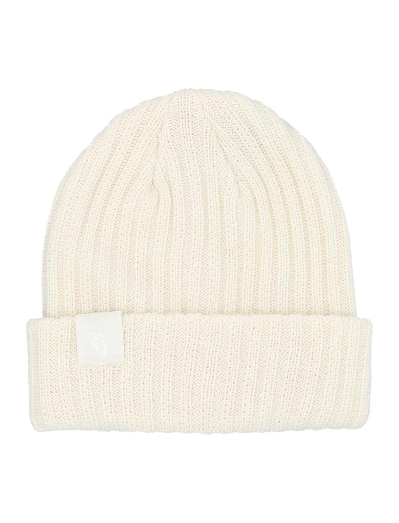 cream nike beanie