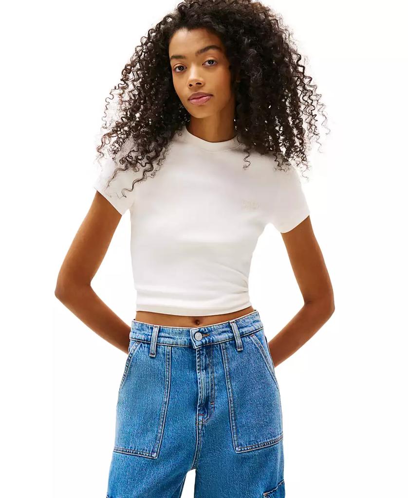 Tommy Jeans Women's Cotton Relaxed Varsity T-Shirt - T