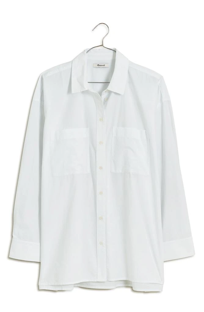 Madewell The Oversize Straight Hem Signature Poplin Shirt 5