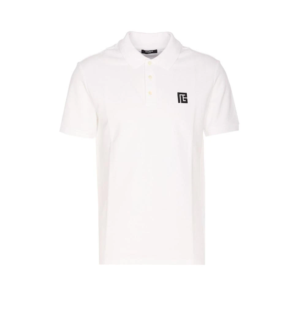 Balmain Balmain Embroidered Polo Shirt 1
