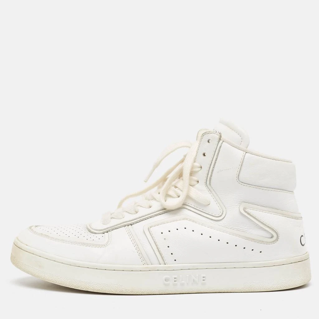 Celine Celine White Leather CT-01 Z High Top Sneakers Size 39 1