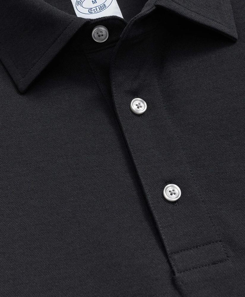 Brooks Brothers Spread Collar Long-Sleeve Polo Shirt