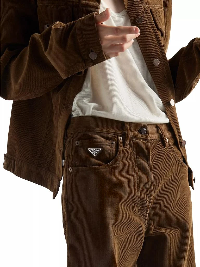 Prada Corduroy Blouson Jacket 4