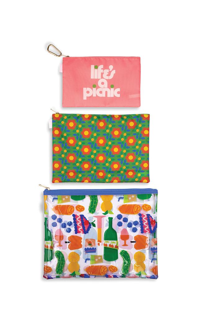 ban.do Life
s A Picnic Beach Carryall Trio Bags