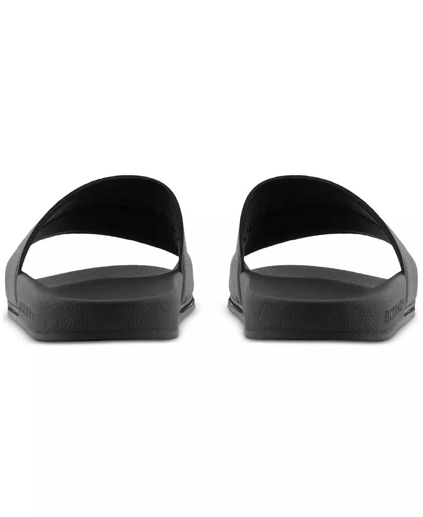 Armani Exchange Men's Logo Embossed Slip-On Slide Sandals 4