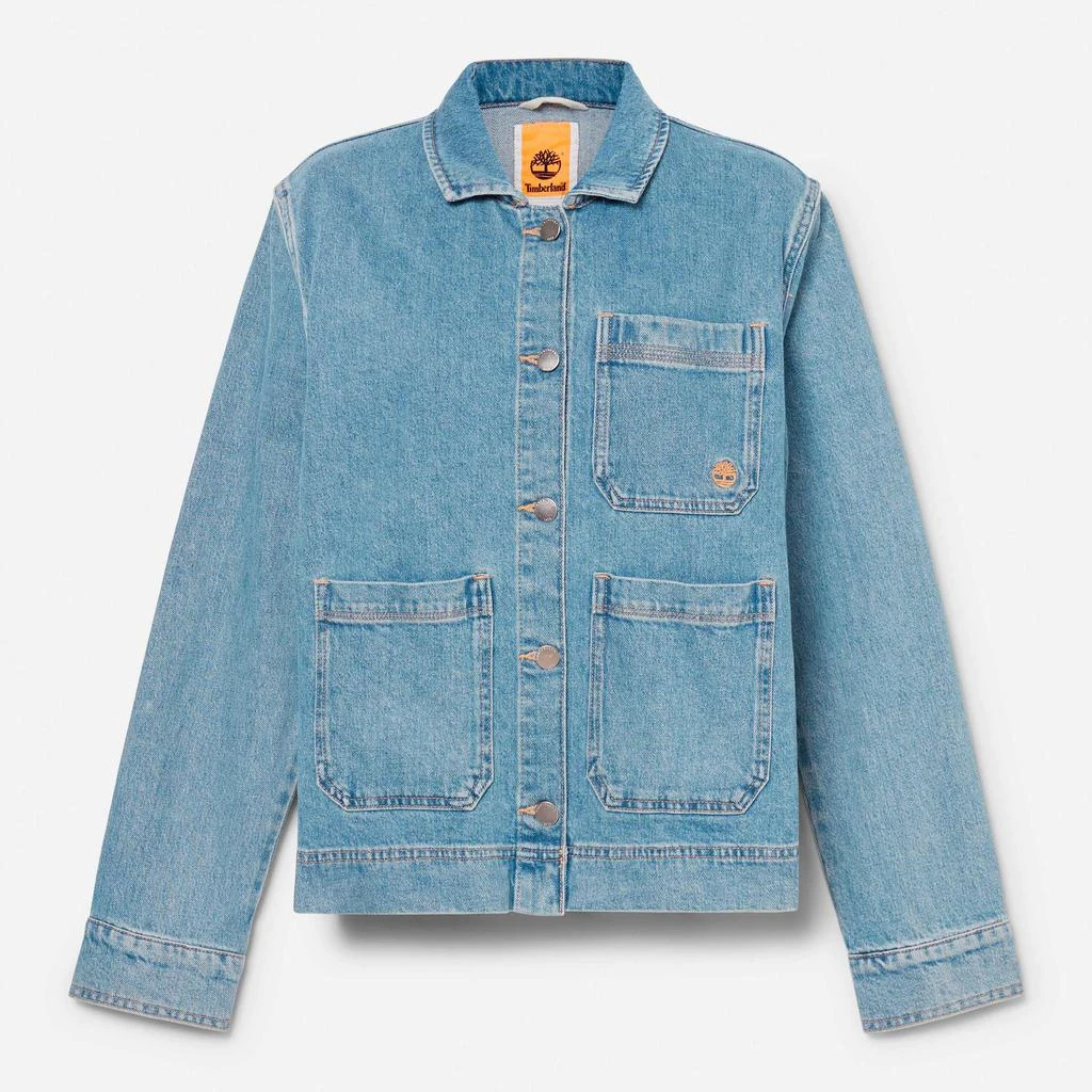 Timberland Women's Denim Chore Jacket with Refibra Technology 4