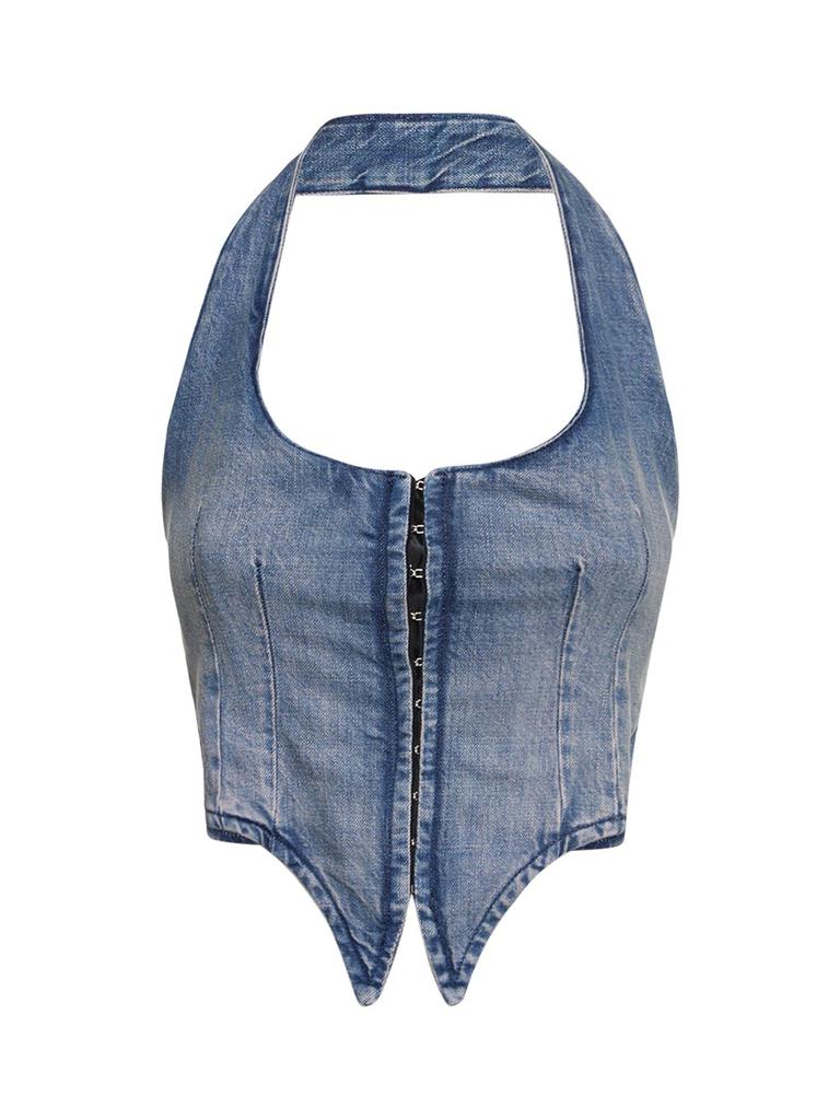 Miaou Dani Cotton Denim Vest