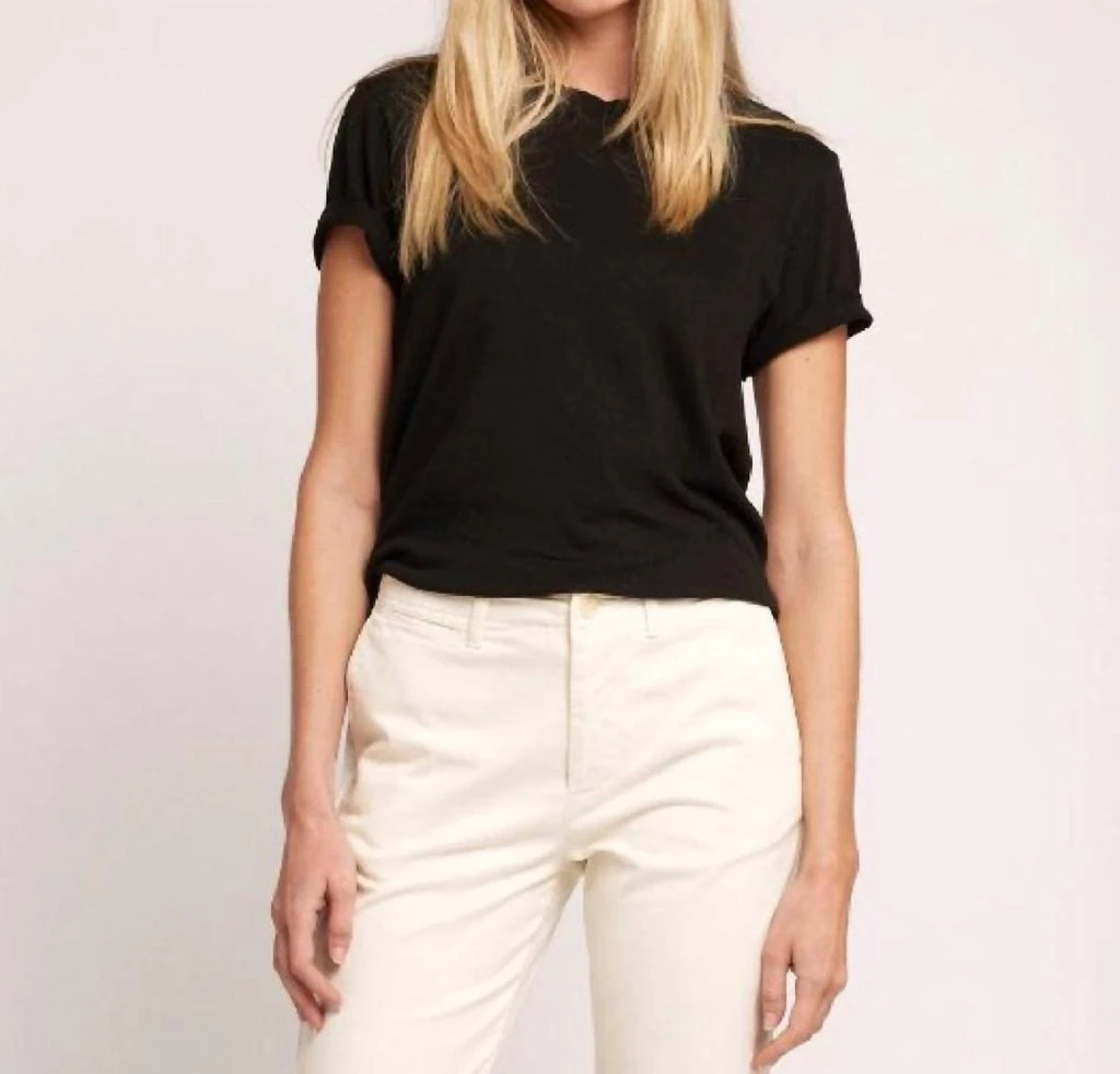 Current Elliott Current/Elliott - Flame Cotton T-shirt 1