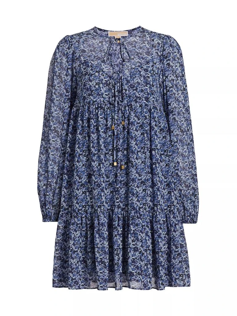 Michael Kors Tie Neck Mini Dress 1