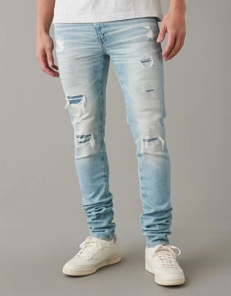 AE AE AirFlex+ Temp Tech Patched Stacked Jean 1