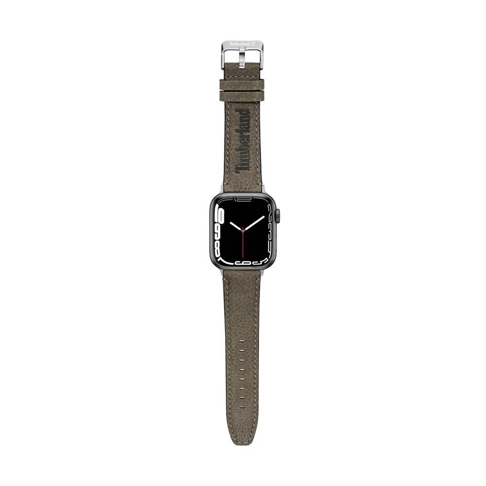 Timberland Unisex Barnesbrook Black Genuine Leather Universal Smart Watch Strap 22mm 4