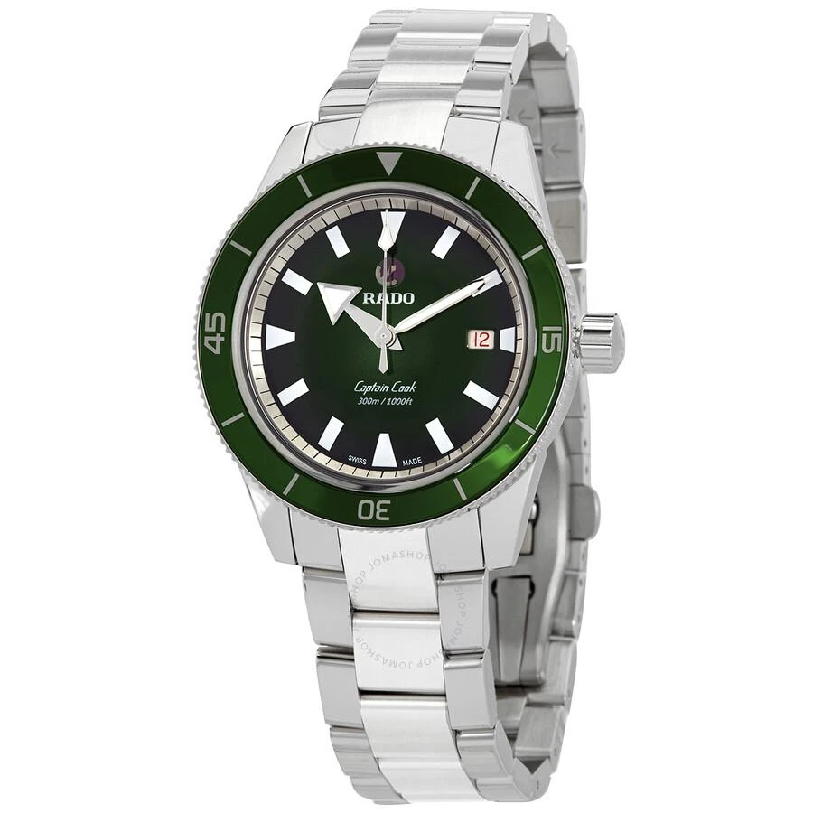Rado Captain Cook Automatic Green Dial Men's Watch R32105313 1