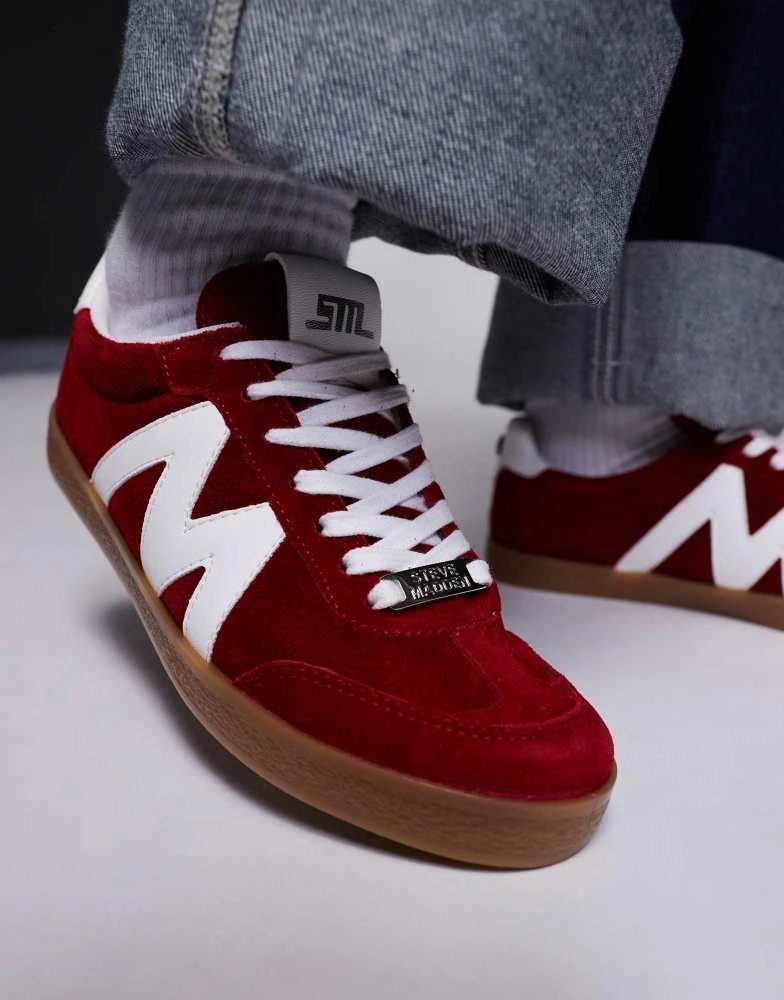 Steve Madden Steve Madden Escape trainers in red 5