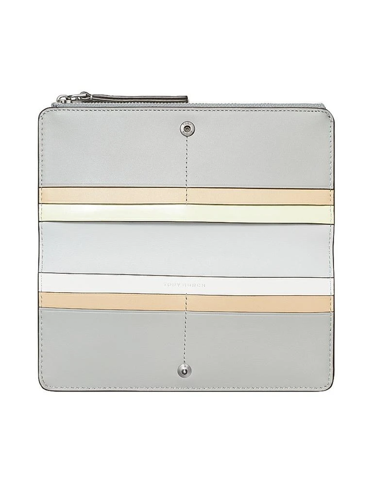 Tory Burch Robinson Pebbled Leather Zip Wallet 2
