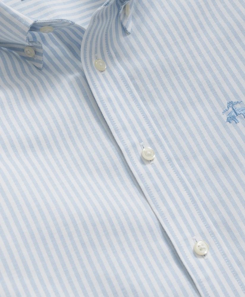 Brooks Brothers Boys Non-Iron Stretch Cotton Striped Oxford Sport Shirt