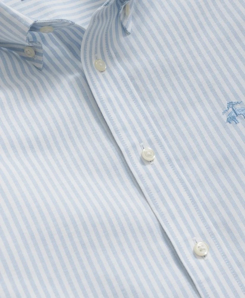 Brooks Brothers Boys Non-Iron Stretch Cotton Striped Oxford Sport Shirt 2