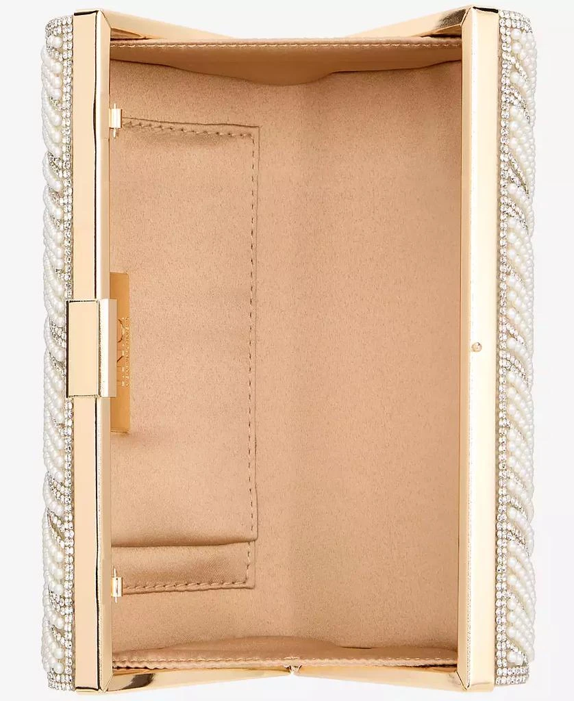INC International Randdi Wavy Imitation Pearl Clutch, Exclusively at Macy's 4