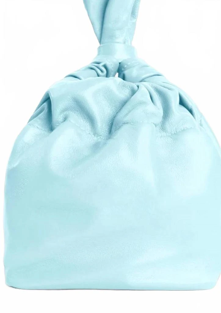 Lemiz Women's Mariposa Wristlet Leather Handbag In Light Blue 2