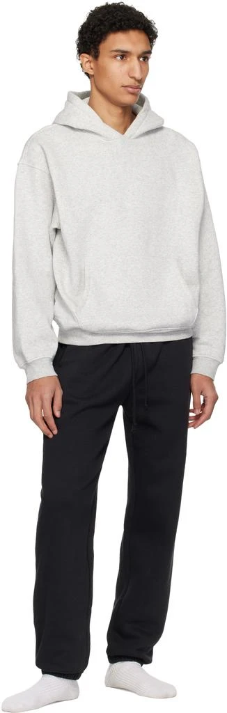 SKIMS Black Fleece Lounge Relaxed Sweatpants 4