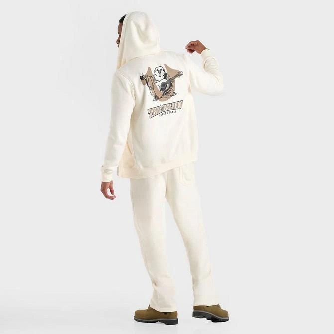 True Religion Men's True Religion Arch Logo Buddha Full-Zip Hoodie 2