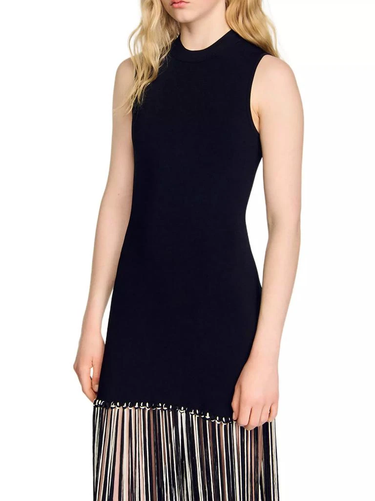 Sandro Fringed Dress 5