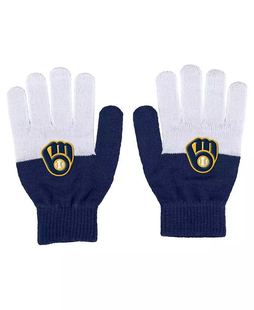 WEAR by Erin Andrews Women's Milwaukee Brewers Color-Block Gloves