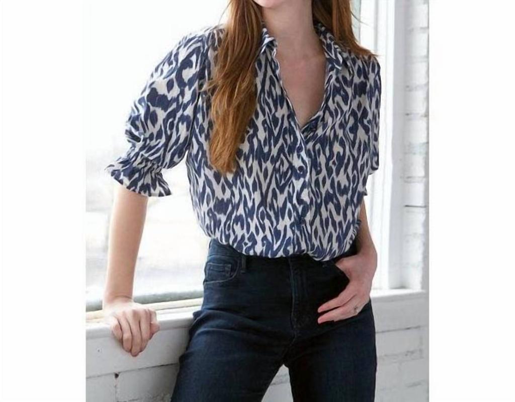 Finley Finley - Sirena Silver String Ikat Shirt