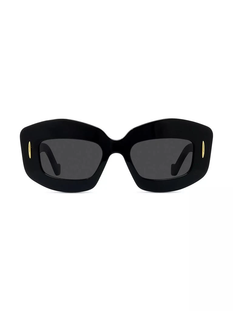 Loewe Chunky Anagram 49MM Rectangular Sunglasses 1