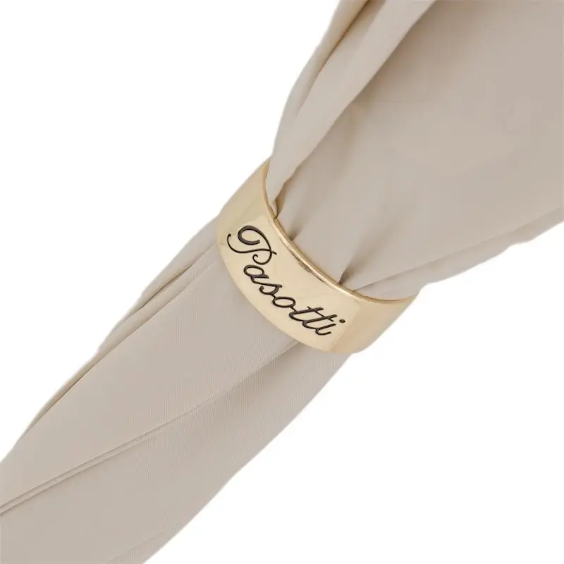 PASOTTI Pasotti - Ivory and Pink Flowered Umbrella with Swarovski® Crystals 4
